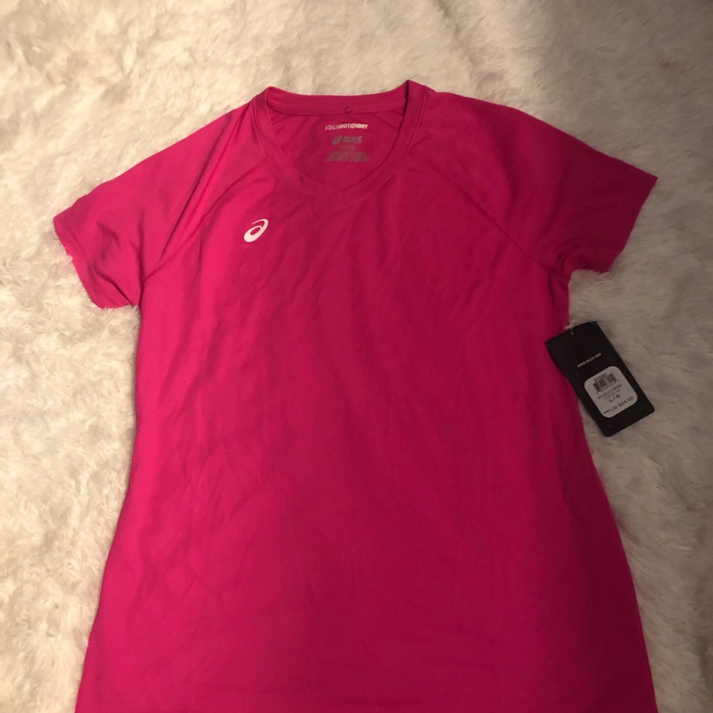 3/$20 Womens Asics Motion Dry shirt size Large
